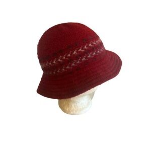 Betmar Red Knit Hat